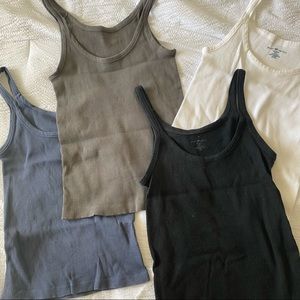 brandy melville ribbed tank bundle
